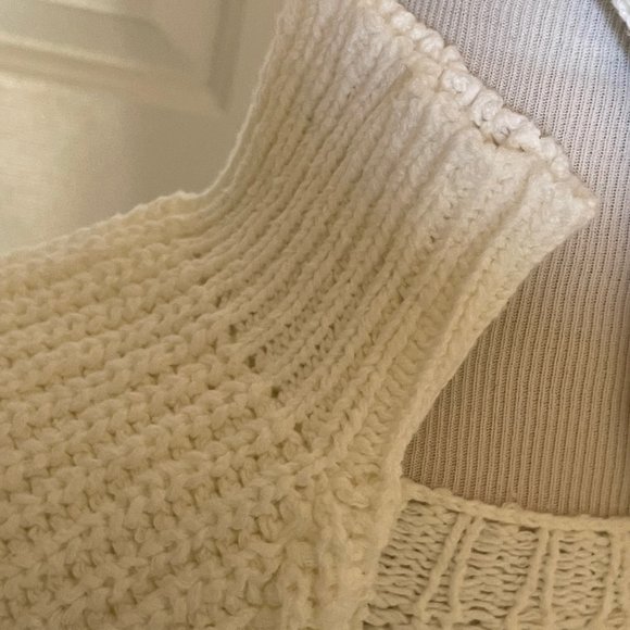 EILEEN FISHER- Cropped Crew Neck Pullover Sweater-LARGE-New - NO Tags! - Picture 6 of 7